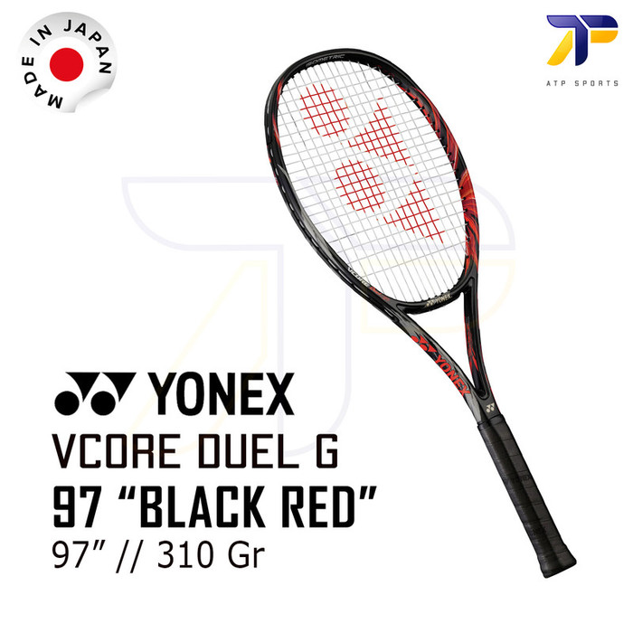 Raket Tenis Tennis Yonex VCORE V CORE DUEL G 97 G97 Black Orange 97 " 310 Gram