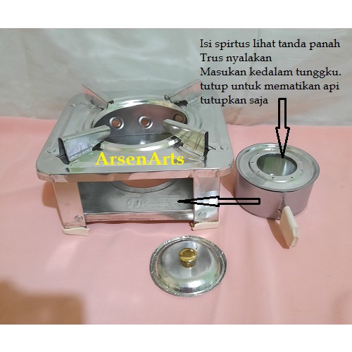 Kompor Mini Kompor Bahan Bakar Spirtus Bisa Digunakan