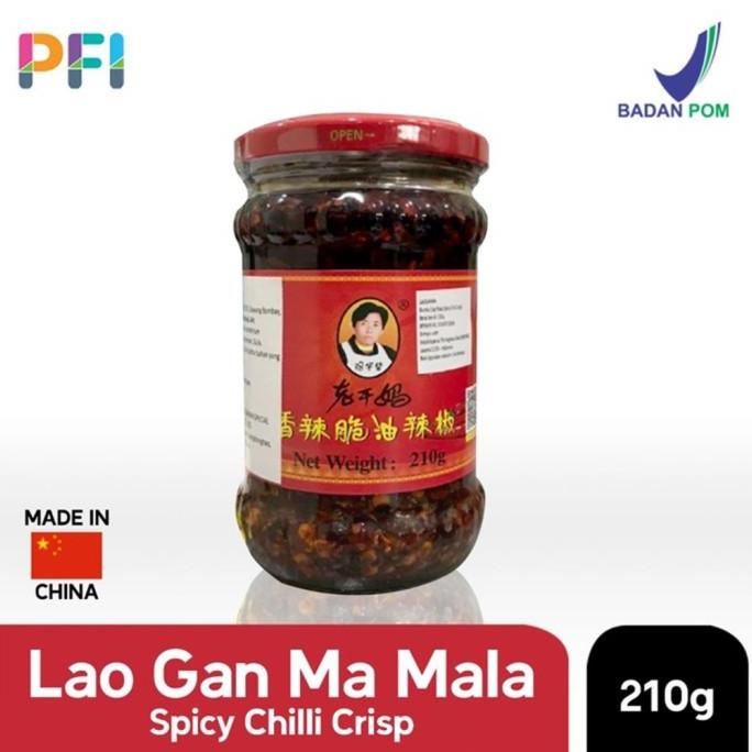 

Spicy Chili Crisp Lao Gan Ma 210g Mala Sauce