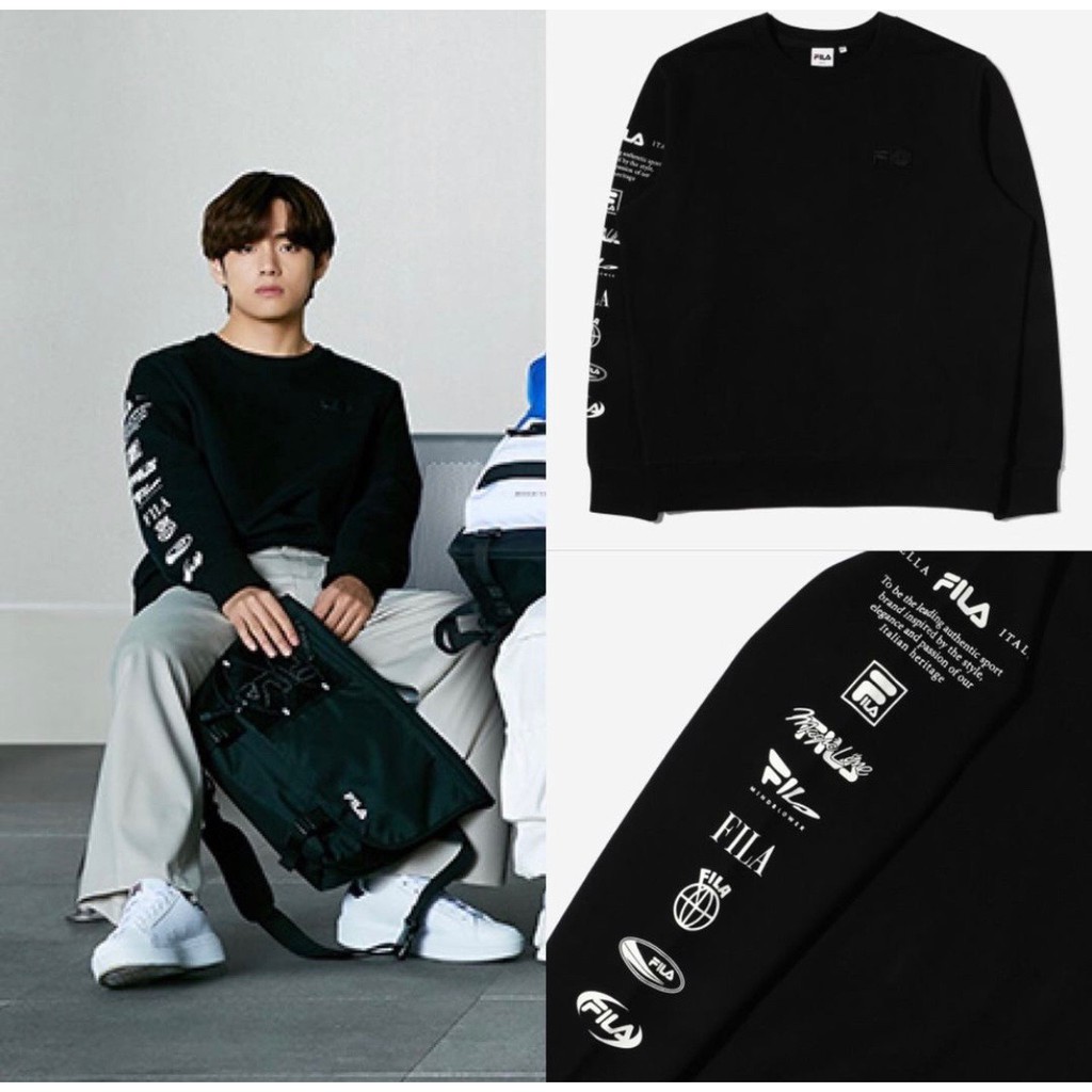 BTS TAEHYUNG FILA SWEATSHIRT