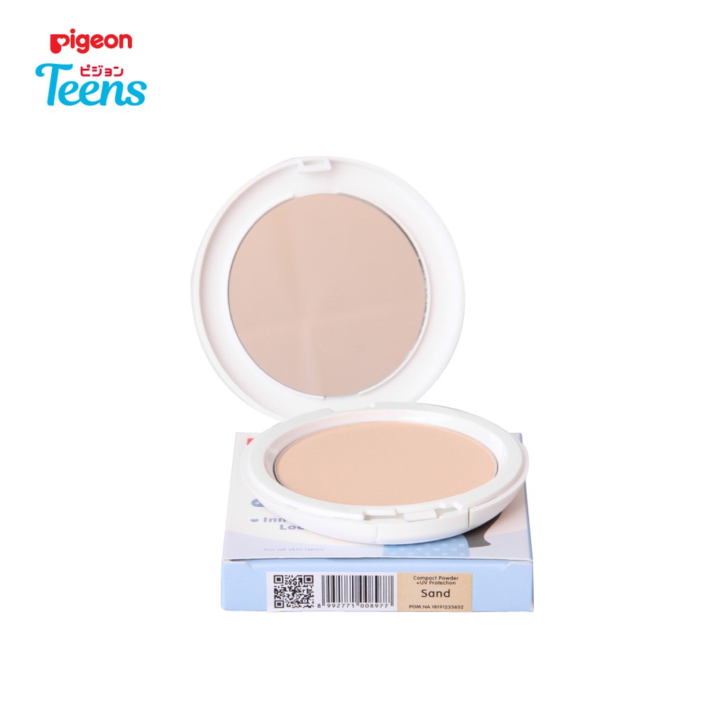 PIGEON TEENTS COMPACT POWDER UV PTOTECTION - BEDAK PADAT REMAJA 14gr BPOM -   Refill Compact Uv Powder Pigeon