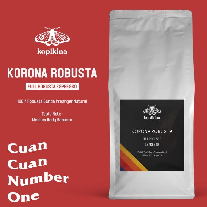 

[COD] KORONA ESPRESSA Full Robusta Espresso Beans 500 Gram [COD]