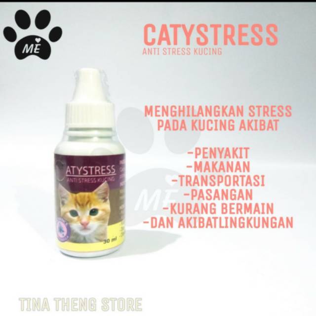 Obat Tetes Kucing &quot;CATYSTRESSS&quot; Pereda Stress