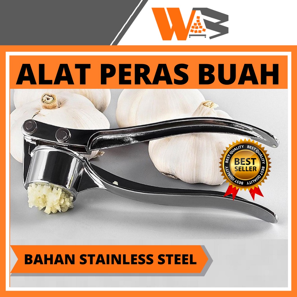 COD Alat Penghancur Bawang Putih Penghalus Bawang Putih Perlengkapan Dapur Stanless Steel Garlic Pressure D97