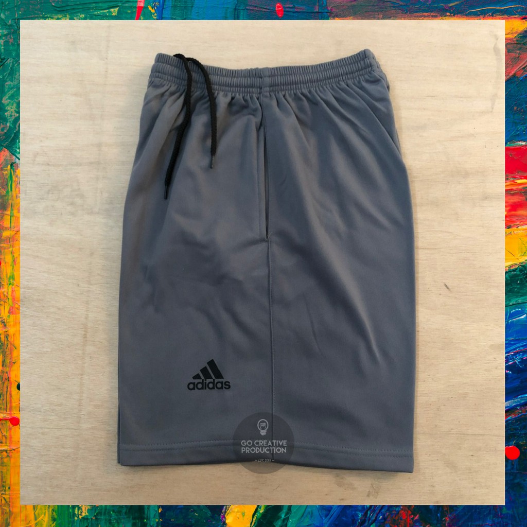 Celana Running Olahraga Pria ADIDAS - Grey
