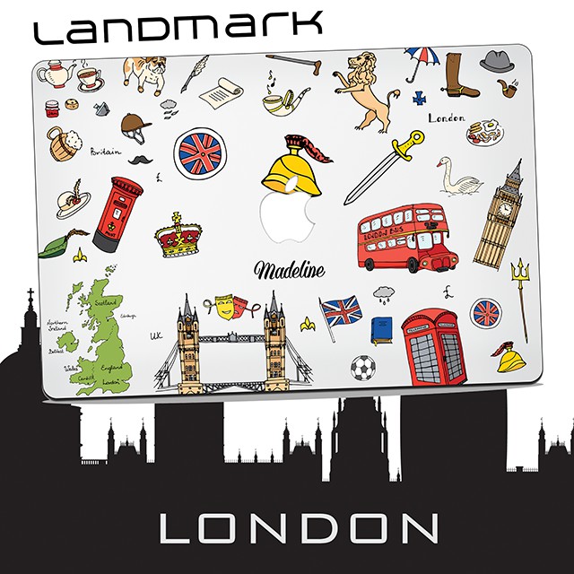 MACBOOK Case CUSTOM LONDON LANDMARK DESIGN NEW AIR PRO RETINA 11 12 13 14 15 16 INCH NON /  WITH CD ROOM / TOUCHBAR / TOUCH ID / M1 2020 2021 2022