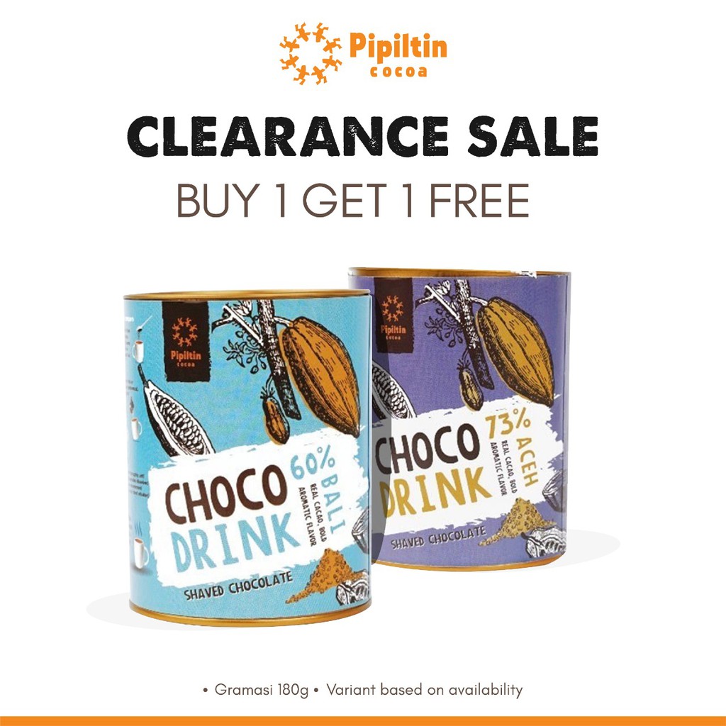 

Clearance Sale Buy 1 Get 1 Chocolate Drink 180gr (pilihan variant di deskripsi)