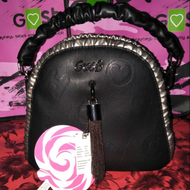 Gosh shoulder bag hitam