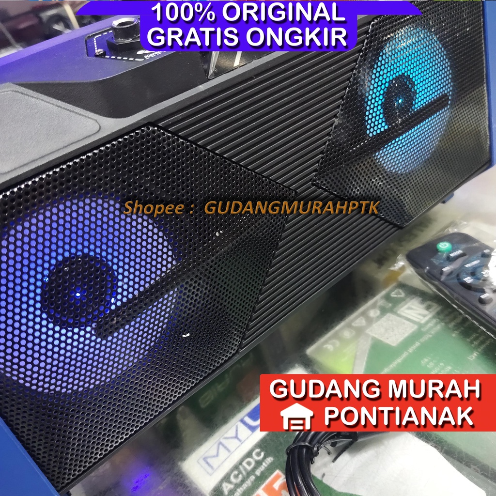 Salon Bluethoot Produk dari GMC Speaker Tekyo 777i tersedia Socket Mic Portable Superbass Product by gmc