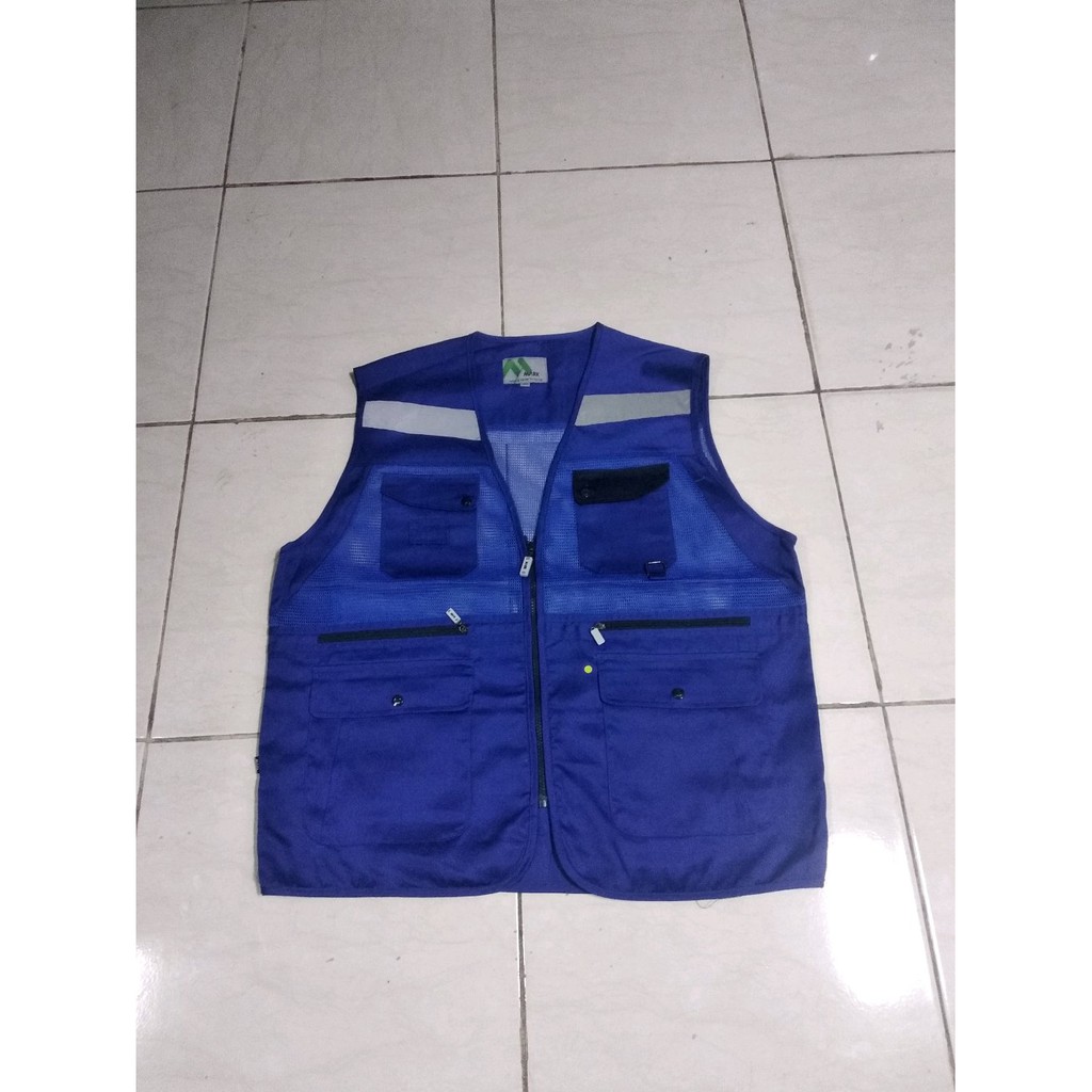 rompi mark rompi 6 kantong rompi proyek rompi jaring kualitas eksport Korea terbatas