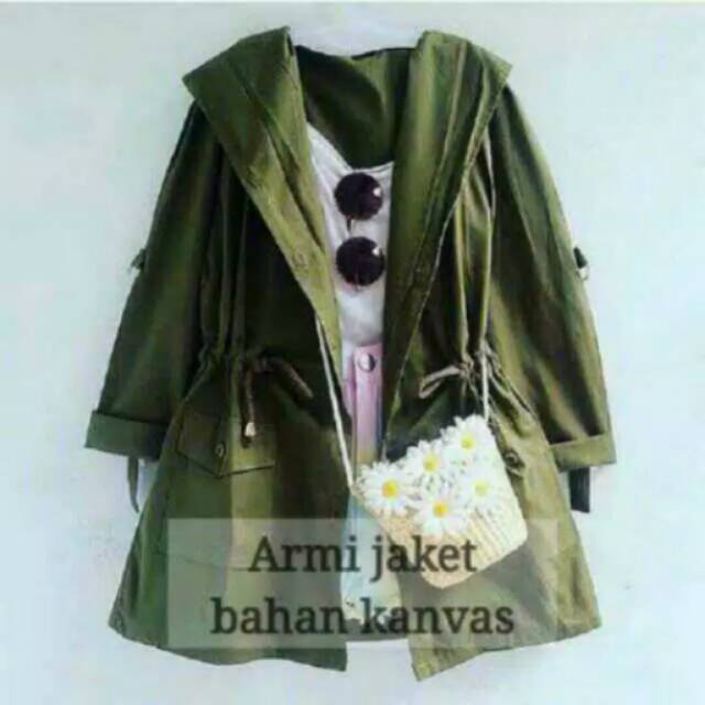 Army parka jacket