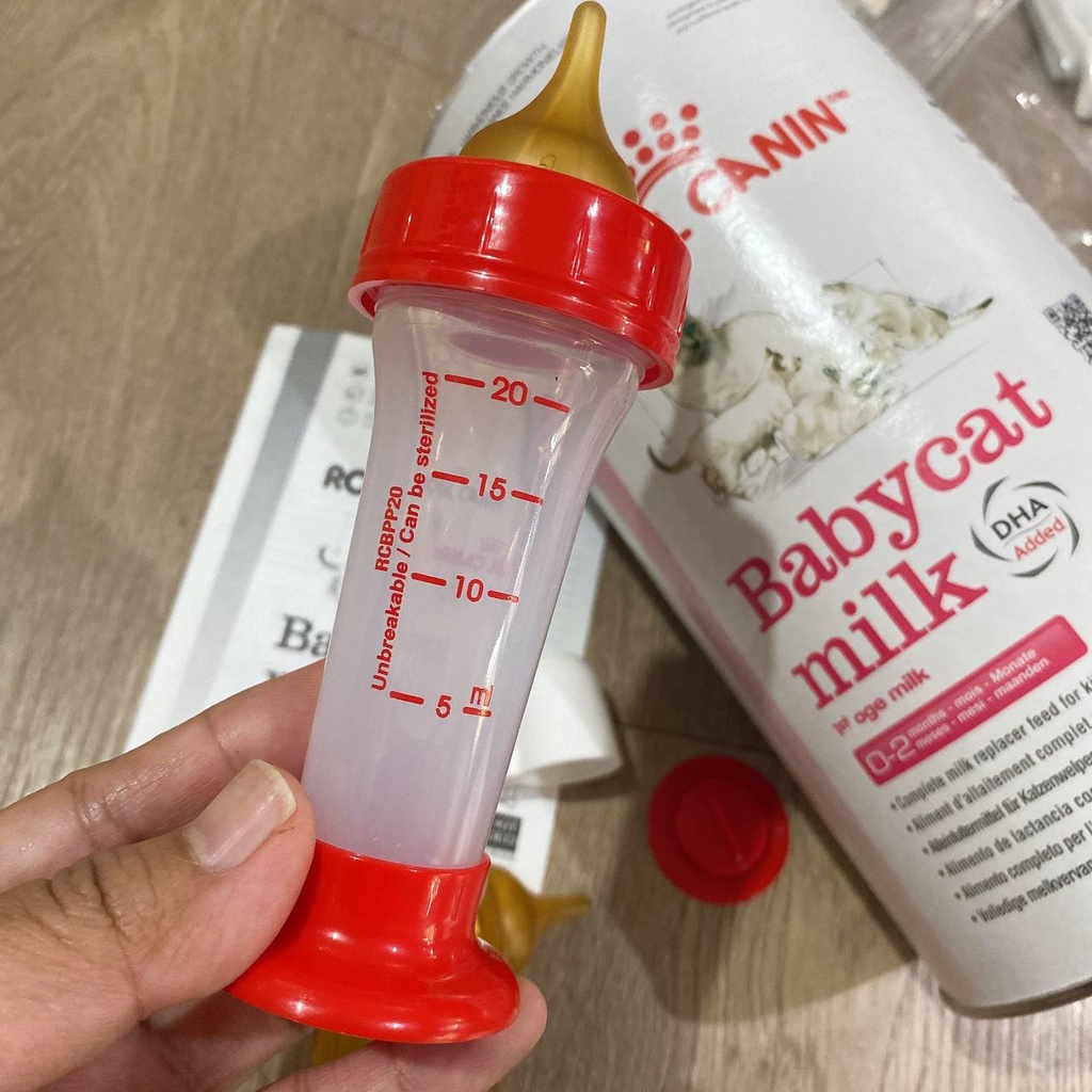 NEW DOT KUCING ROYAL CANIN ORI Botol Susu Anak Bayi Hewan Kecil Murah Rc Set Tempat Minum Kucing Cat Kitten Anjing Puppy Baru Lahir Anakan