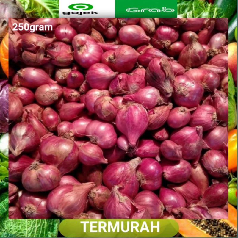 

Bawang Merah Brebes Super Ukuran Besar 250gr