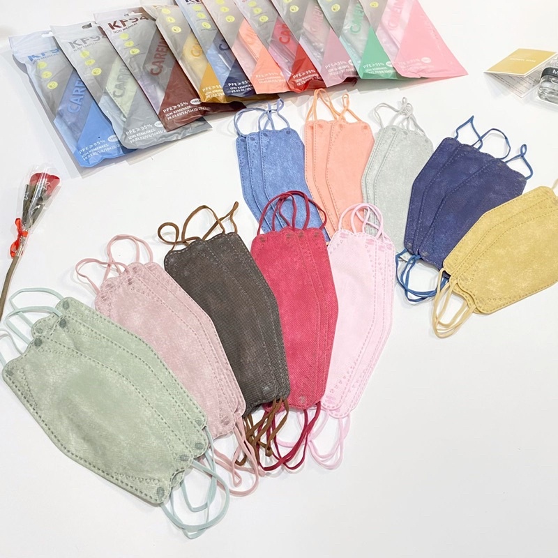 KF94 MASK 4PLY WARNA WARNI /MASKER KF94 4PLY EARLOOP (10pcs)