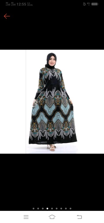 Batik Couple Keluarga Sania Ruffle Ori Ndoro Jowi Dnt Motif Maduijo