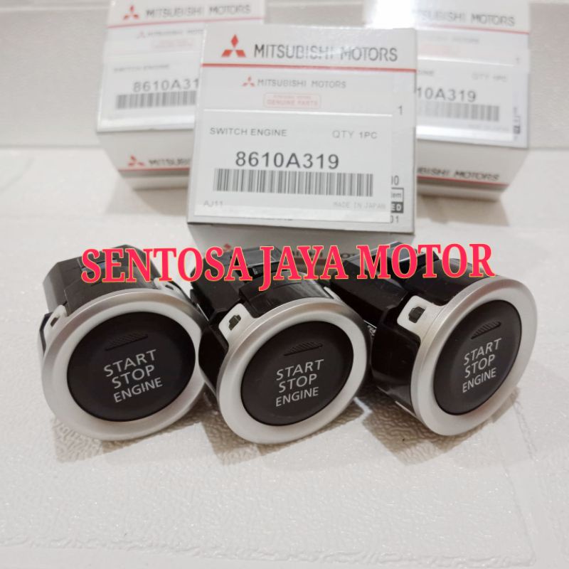 Switch Engine Start Stop engine Stater All New Pajero Sport Facelift Original