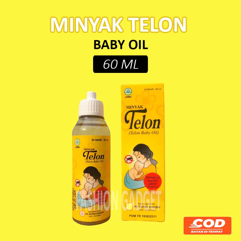 Minyak Telon Baby Oil 30 ML / 60 ML Minyak Bayi Anti Nyamuk MInyak Telon Putro Kinasih