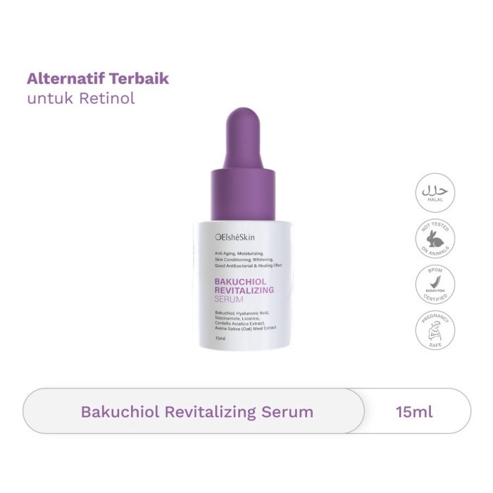 ELSHESKIN Bakuchiol Revitalizing Serum (15ml / 30ml) -BPOM