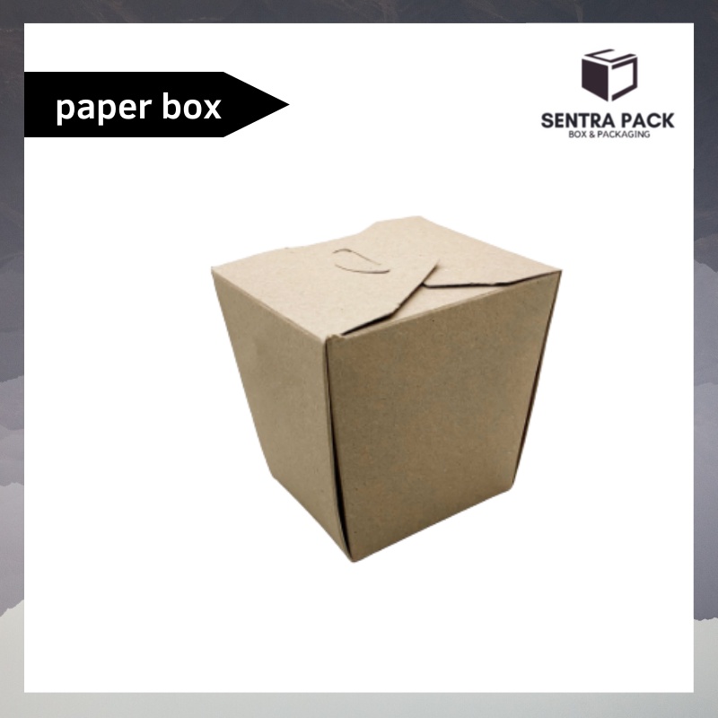 

Food pail / paper rice box / lunch box paper / kotak makan kertas kraft