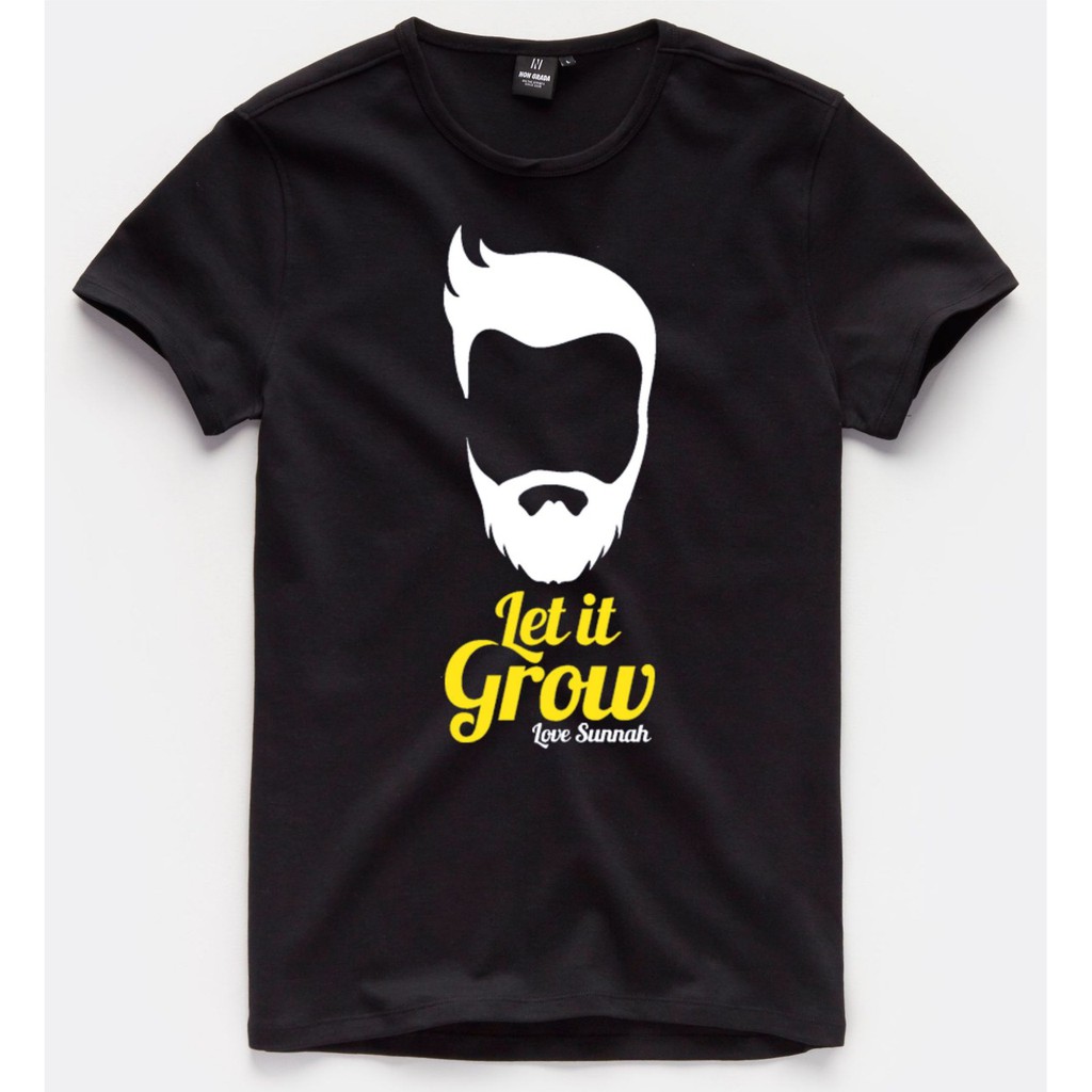 Kaos Dakwah Islami Ngaji yuk Tawheed Hijrah Muslim Distro Murah-Let Grow