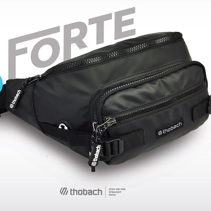 THOBACH - WAIST BAG WATERPROOF FORTE TAS PINGGANG ANTI AIR SLING BAG TAS SELEMPANG SPORTY ORIGINAL