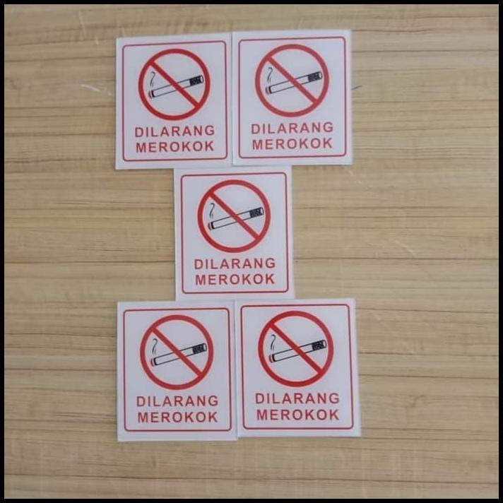 

Sign Akrilik K3 Rambu Safety Dilarang Merokok Uk 9X10Cm Stiker Sticker