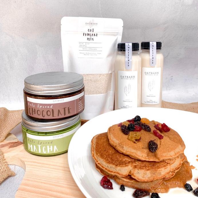 

Oat Pancake Mix (Twin Package) OatBarn | Premiks Pancake 2x250 Gram