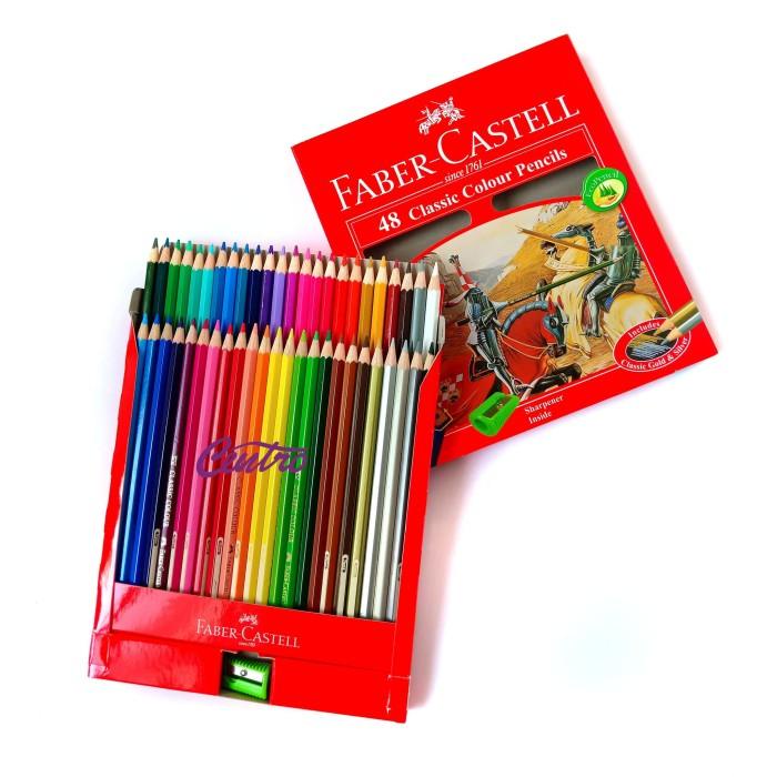 

Faber Castell 48 Pensil Warna Klasik Classic Colour Pencils Grosir ORI Kualitas Terbaik