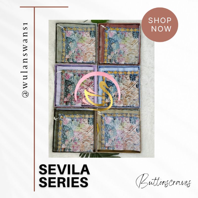 SALe Under taq Sevilla Series Voal Buttonscarves  Midnight Florece Blanco Teracotta Verde Amarilla G