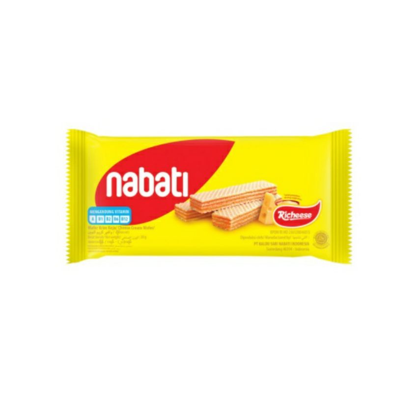 

RECHEESE WAFER NABATI 20gr ISI 20 pcs