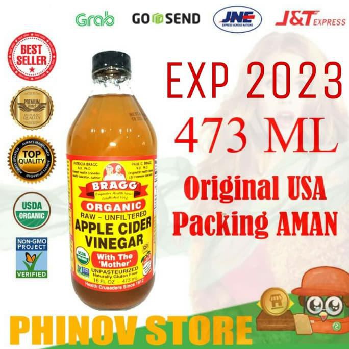 

GRATIS ! BRAGG APPLE CIDER VINEGAR 473ML / CUKA APEL BRAGG