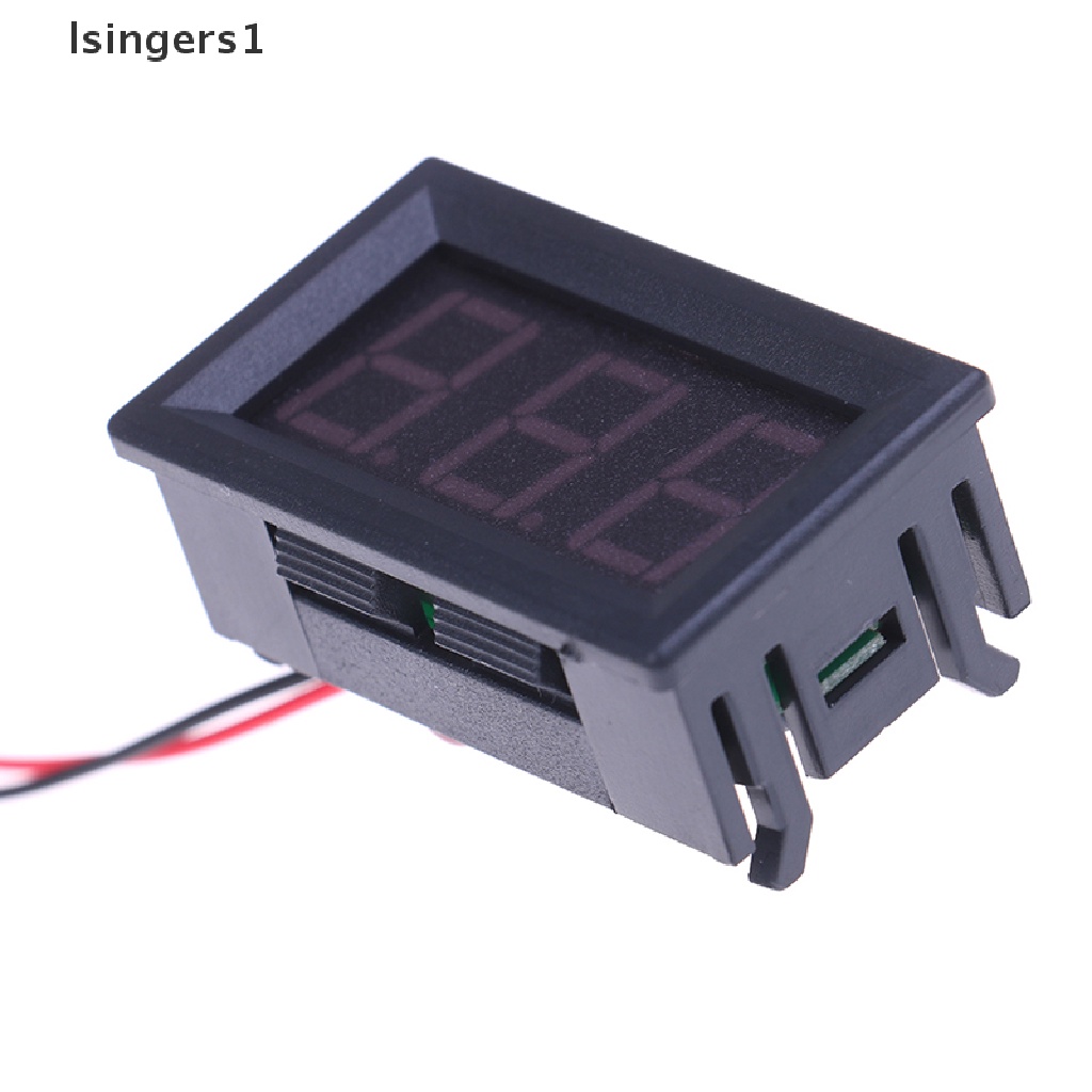 (lsingers1) Voltmeter digital AC 70-500V display LED 2 Kabel