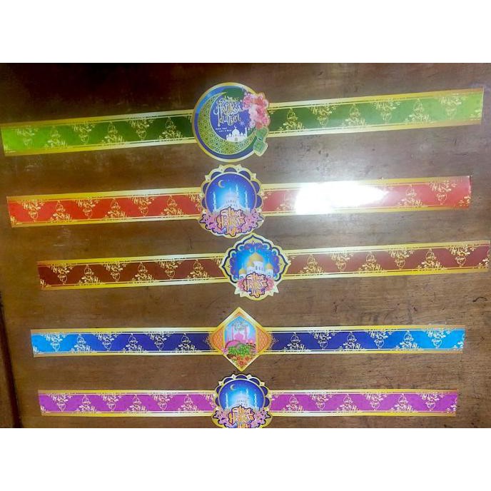 

Yang Dicari] Pita Bingkisan Lebaran / Pita Toples Lebaran / Pita Kertas Isi 50 Pcs