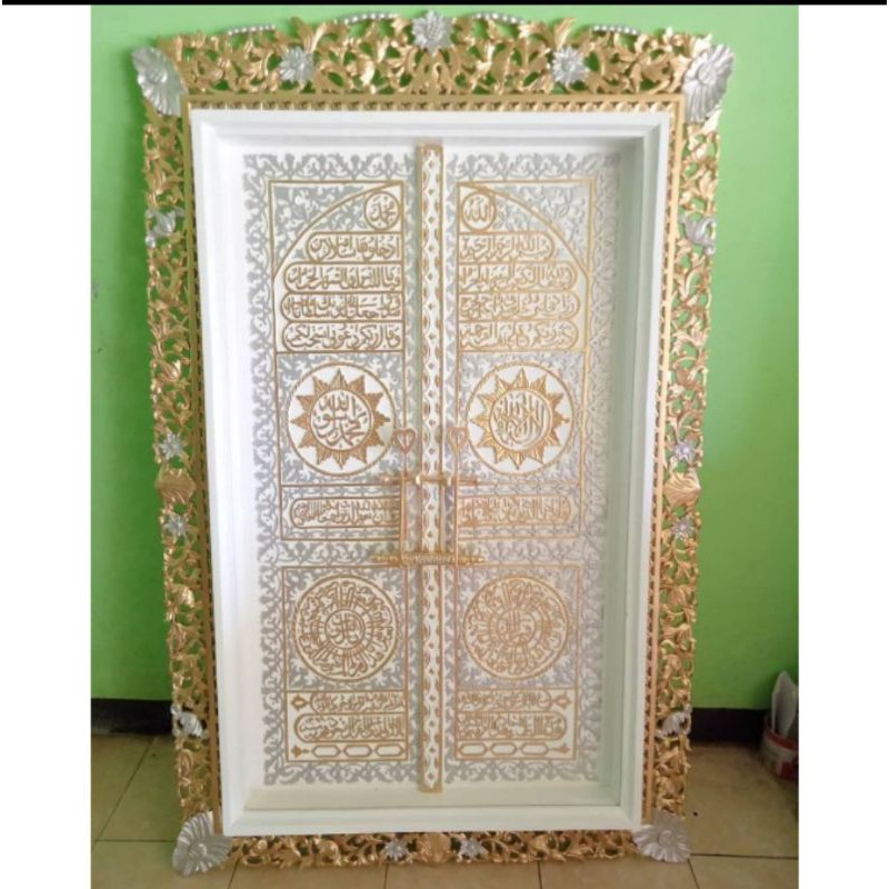 kaligrafi ukir kabah jati terbaik, kaligrafi jati ukir