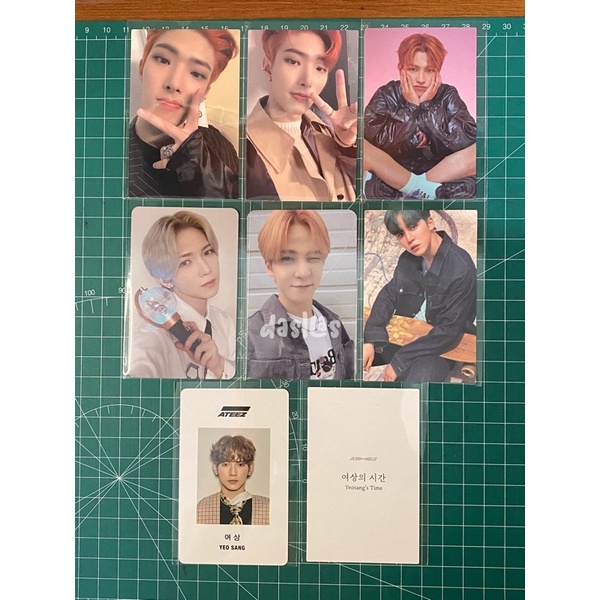 ATEEZ PHOTOCARD MINGI HONGJOONG YUNHO YEOSANG ANSWER WAVE ILLUSION SEASON GREETINGS APPLE MUSIC BENE