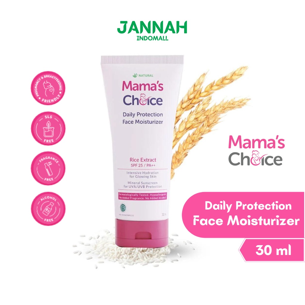 Pelembab Wajah | Mama's Choice Daily Protection Face Moisturizer SPF 20 PA++ 30 ml