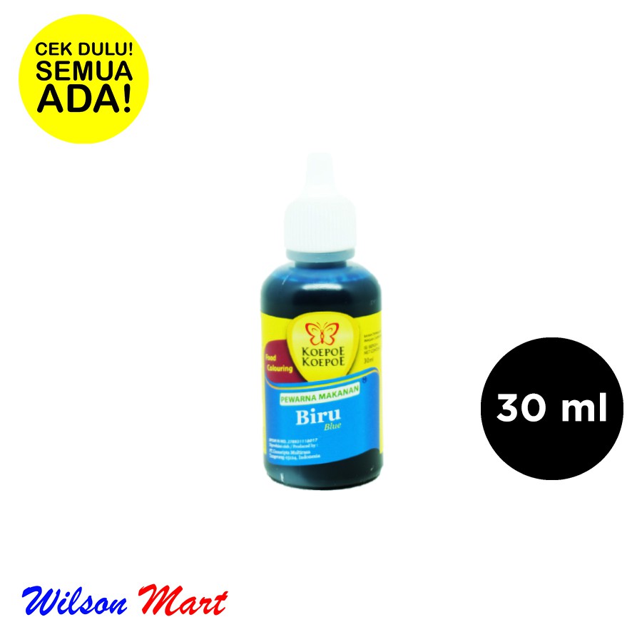 

KOEPOE KOEPOE PEWARNA BIRU 30 ML