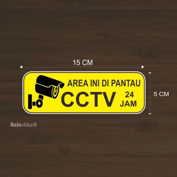 

stiker cctv 24 jam