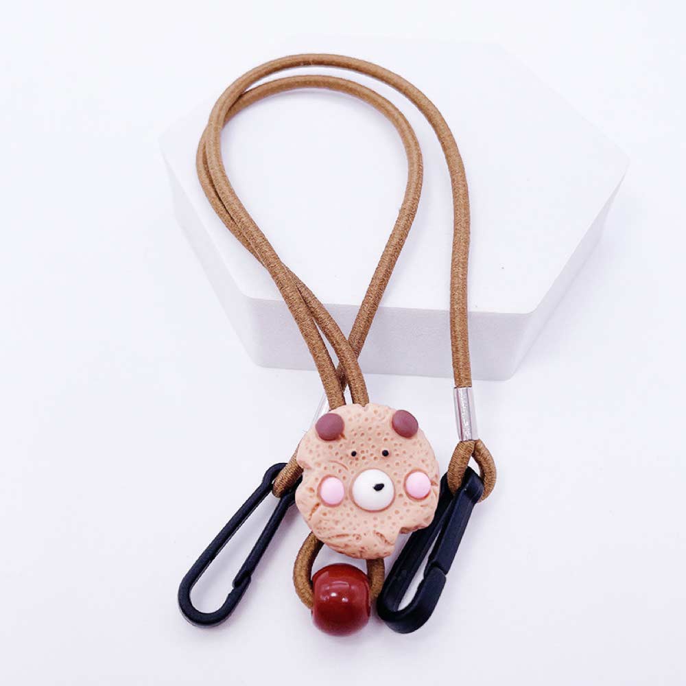 Tali Strap [ Cokelat ] Cookies Earhook Kacamata &amp; Masker Anak dan Dewasa - Penahan Anti Jatuh - Spandex - TL8097