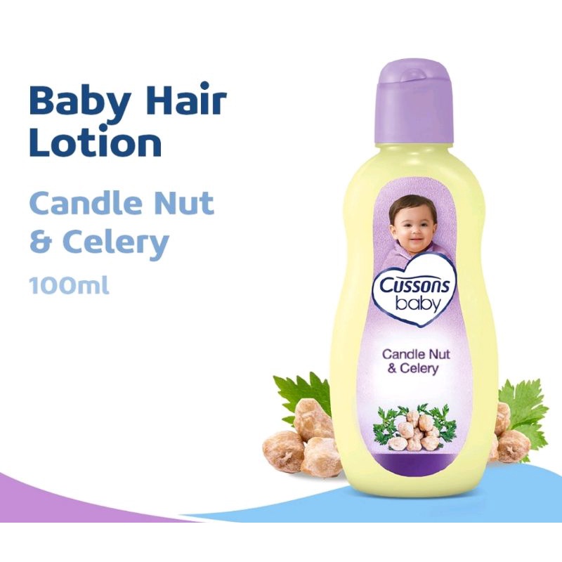 Cussons Baby Hair Lotion Candle Nut &amp; Celery 100ml 200ml