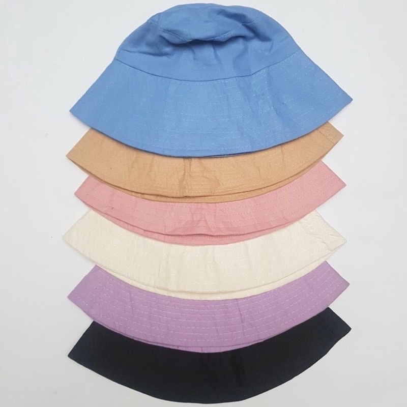 ( COD ) WIDE BUCKET HAT Anak selebgram aksen tali topi anak terlaris