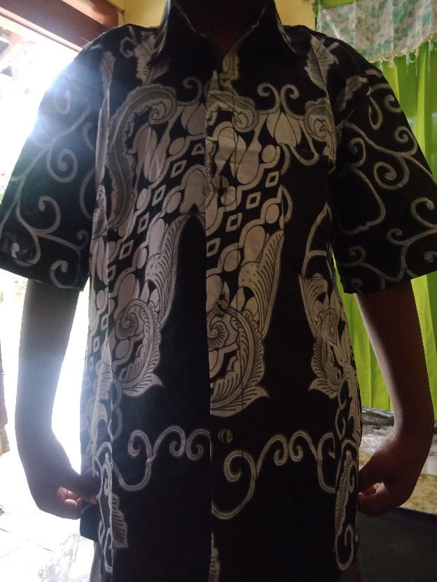 Batik Couple Keluarga Sania Ruffle Ori Ndoro Jowi Dnt Motif Madu