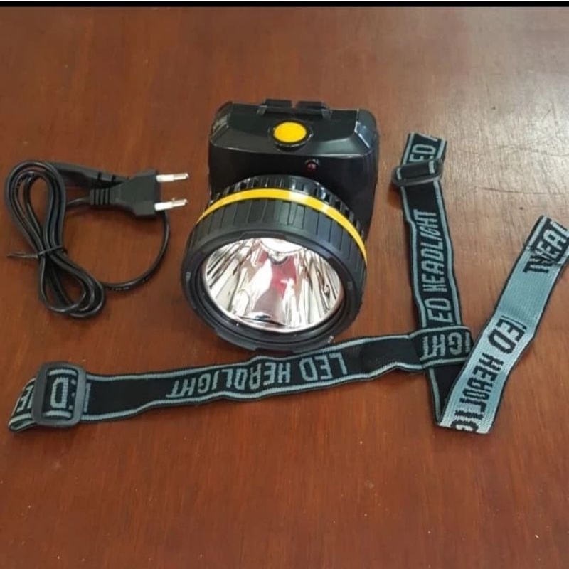 Meval Senter Kepala Head lamp Head light bagus 5W. 5Watt REAL