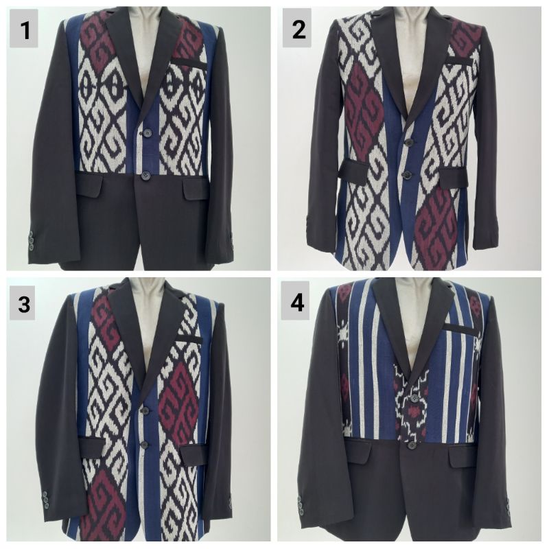 Jas Batik Tenun Ulos Tumtuman Toba / Jas batik motif Ulos Sumatera