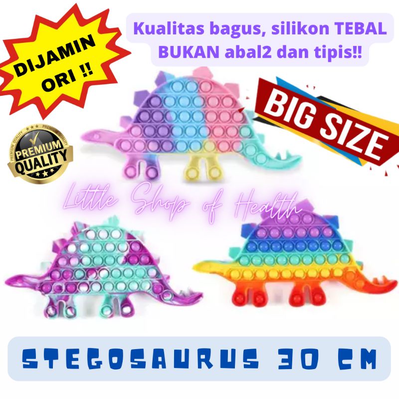 POP IT JUMBO DINOSAURUS KUPU-KUPU 30 CM POP IT JUMBO HELLO KITTY ORIGINAL PREMIUM