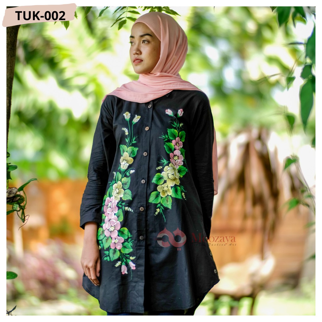 Tunik Lukis Katun TUK-002 by Moozaya