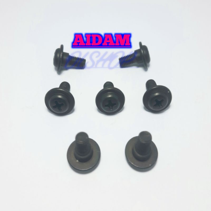 10 PCS BAUT DASI HONDA BAUT COVER MOTOR HONDA SUPRA X 125 SUPRA FIT KARISMA UKURAN M5x12