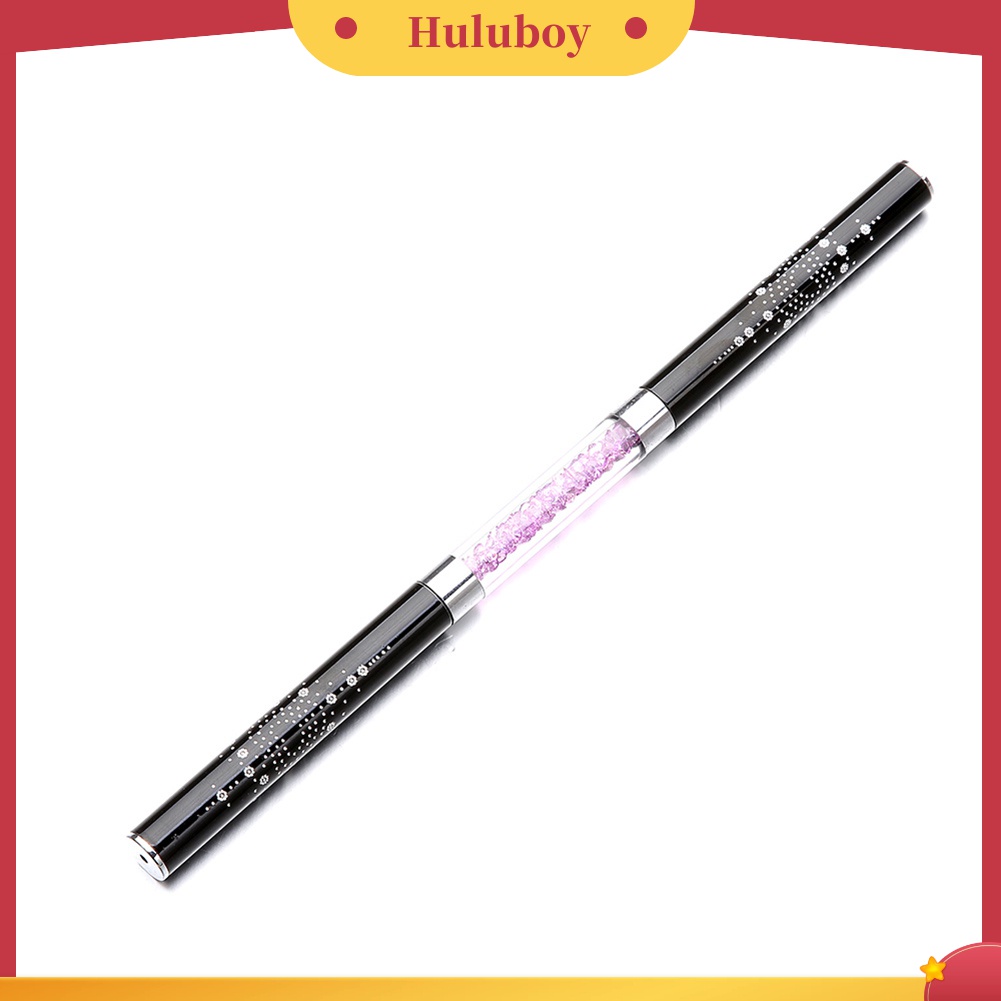 Huluboy Huluboy♡ Pen Brush Nail Art UV Gel Dua Sisi Untuk Menggambar / Melukis Garis