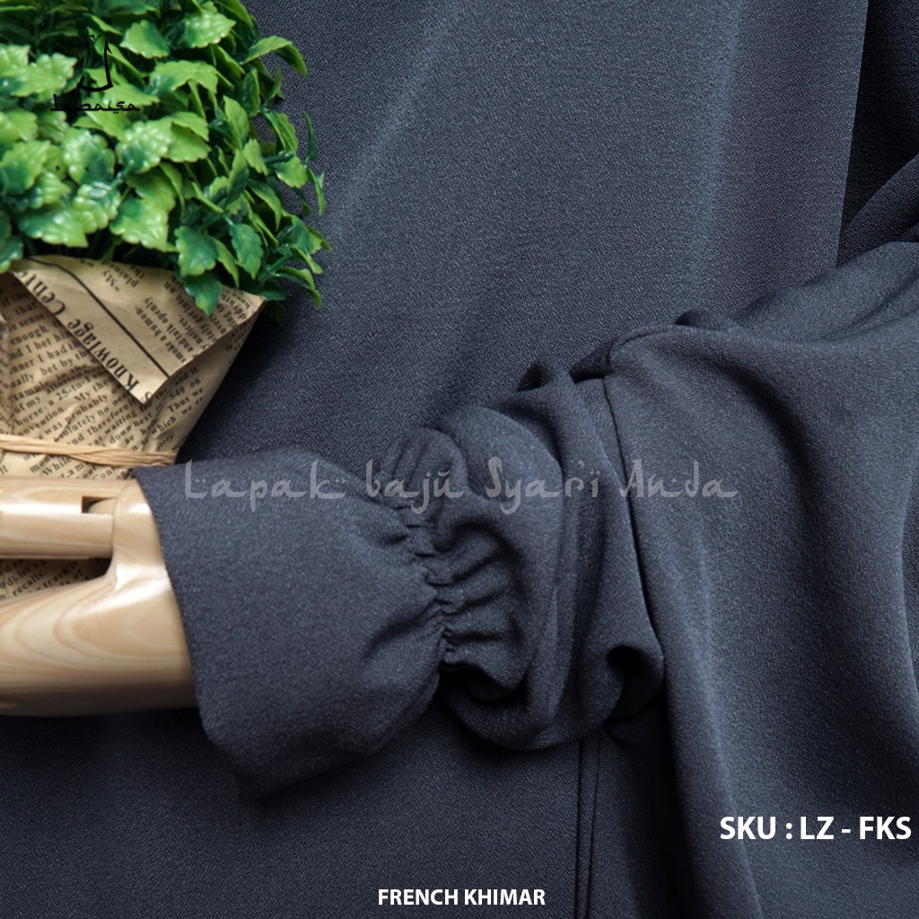 French Khimar Jumbo Square Manset Lengan Karet Labasa Ori | French Hijab | Fashion Muslim