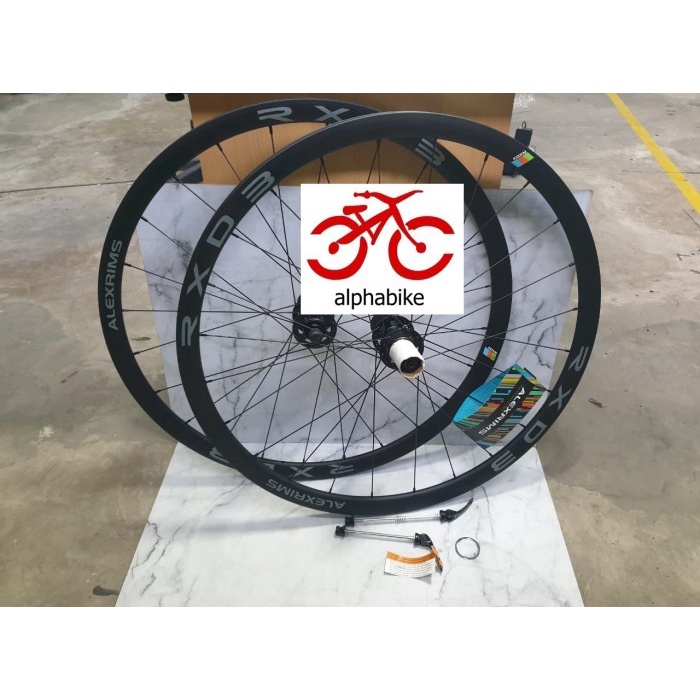 ALEXRIMS RXD3 DISC WHEELSET 700C ROADBIKE QR QUICK RELEASE